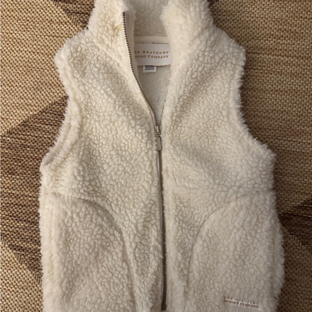 The Beaufort Bonnet Company Cream Fleece Vest